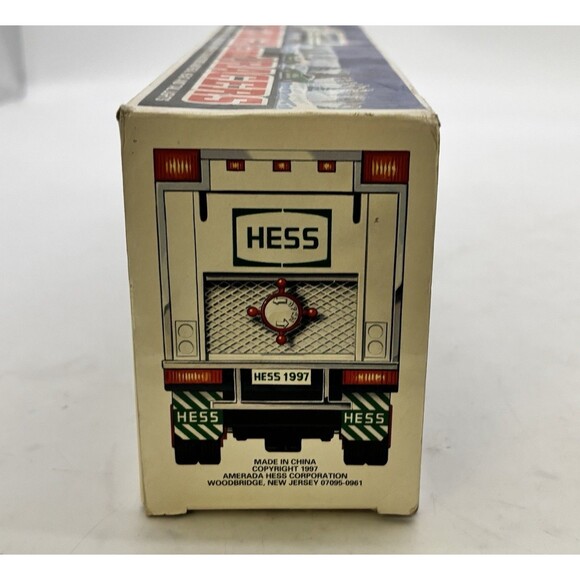 Vintage 1997 Hess Toy Truck and Racers with Box and Packaging Rare - Picture 3 of 6